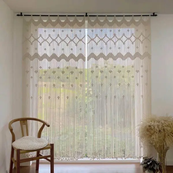 Rèm cửa macrame
