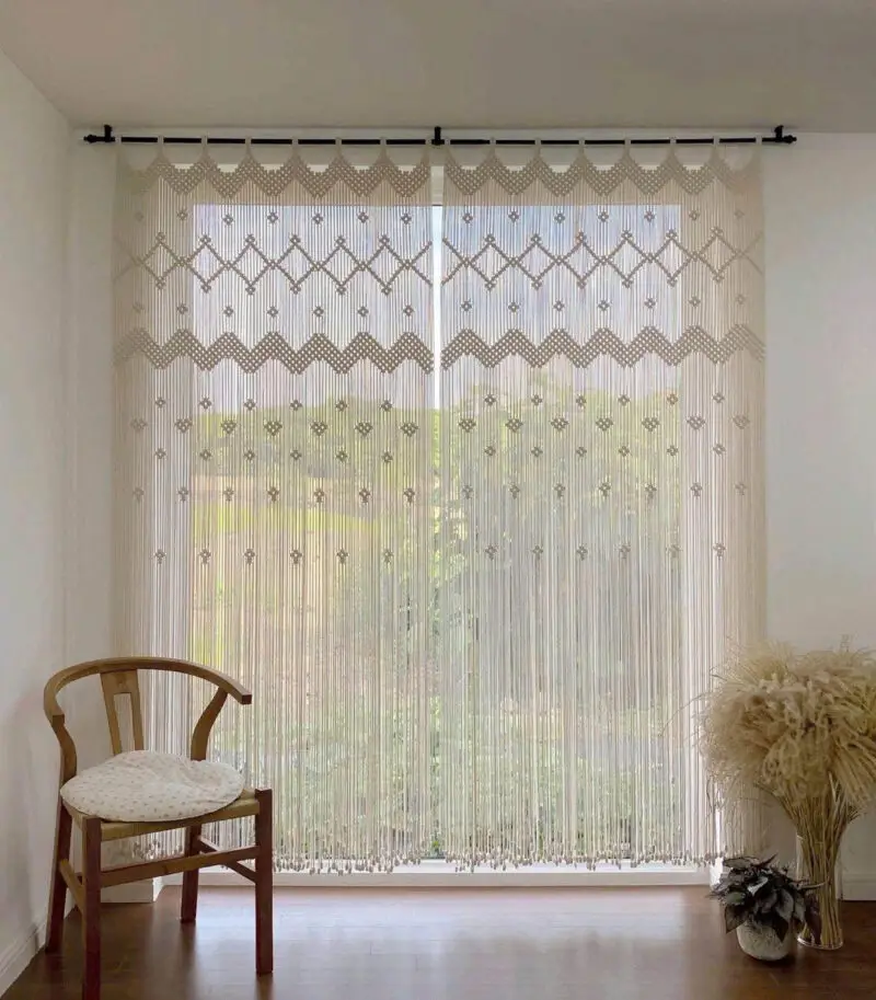 Rèm cửa macrame
