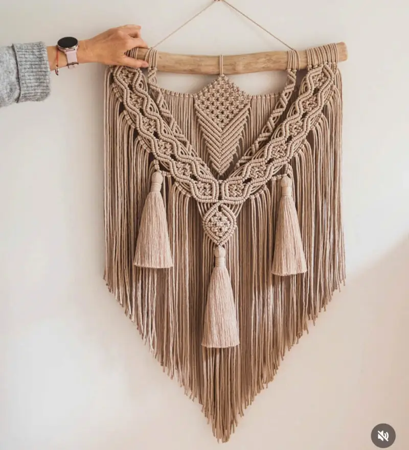 Treo tường macrame Boho
