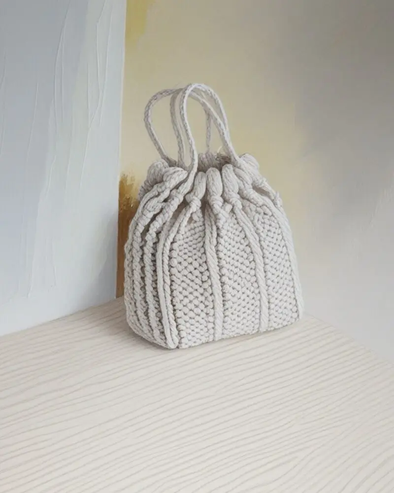 Túi xách macrame lớn