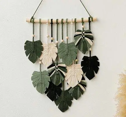 Treo tường macrame Monstera trầu bà Nam Mỹ